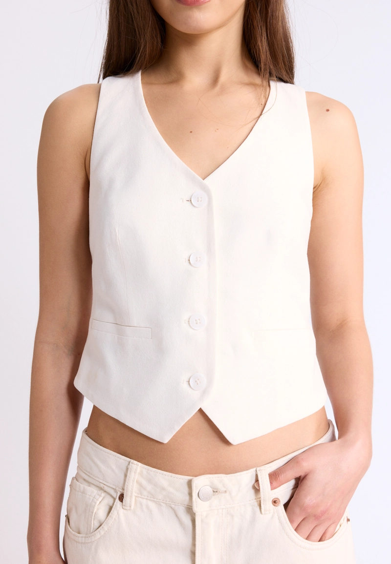 Базовый жилет под лён