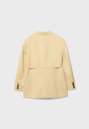 Пиджак с поясом- Заказать в России