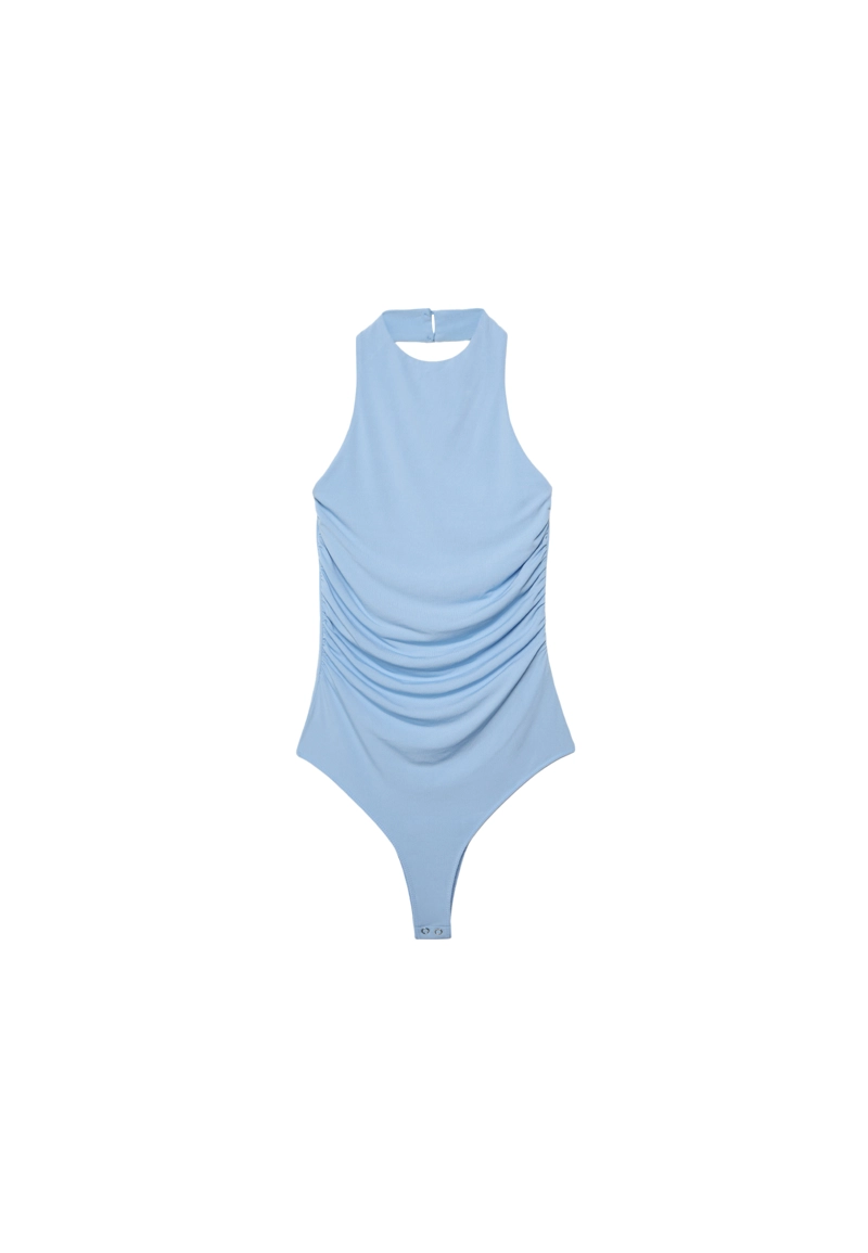 Боди с горловиной халтер