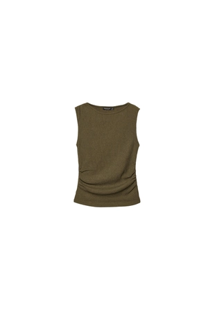 Топ с жатой фактурой- Заказать в России