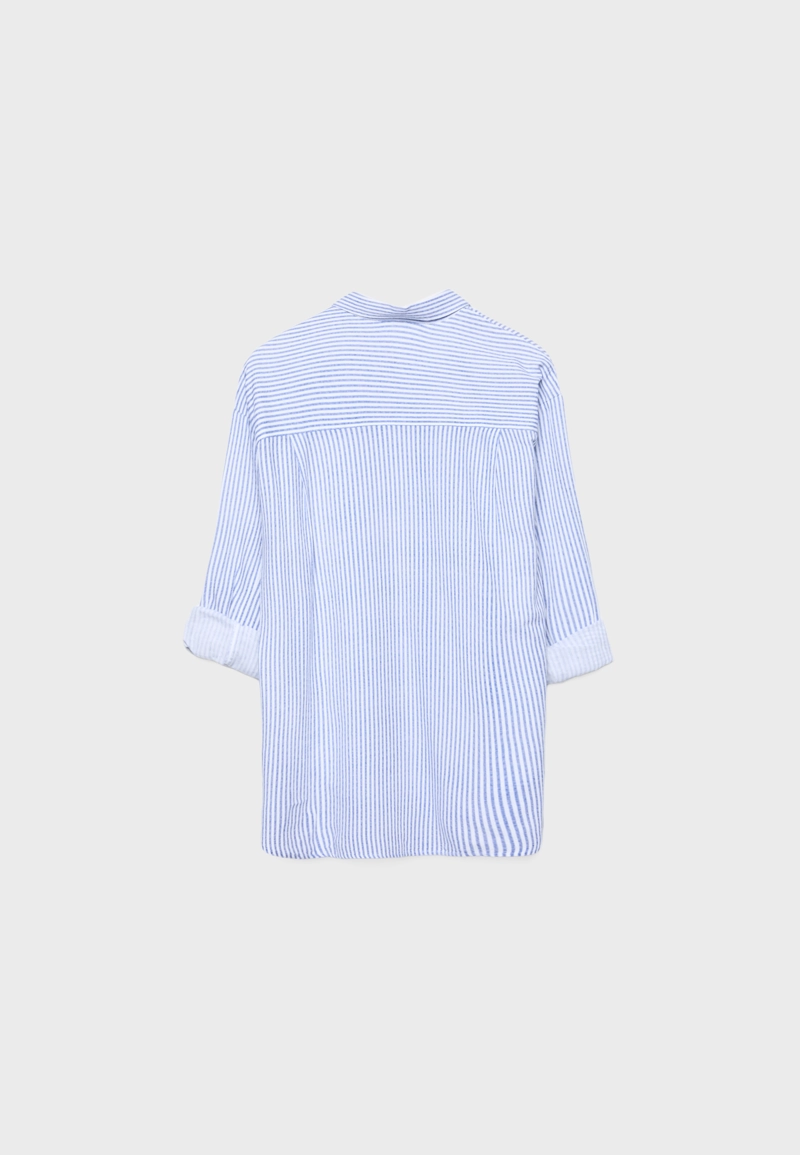 Рубашка под льняной эффект