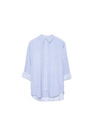 Рубашка под льняной эффект- Заказать в России