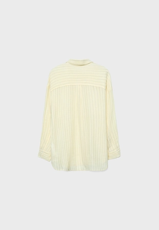 Базовая рубашка из двух видов ткани- Заказать в России