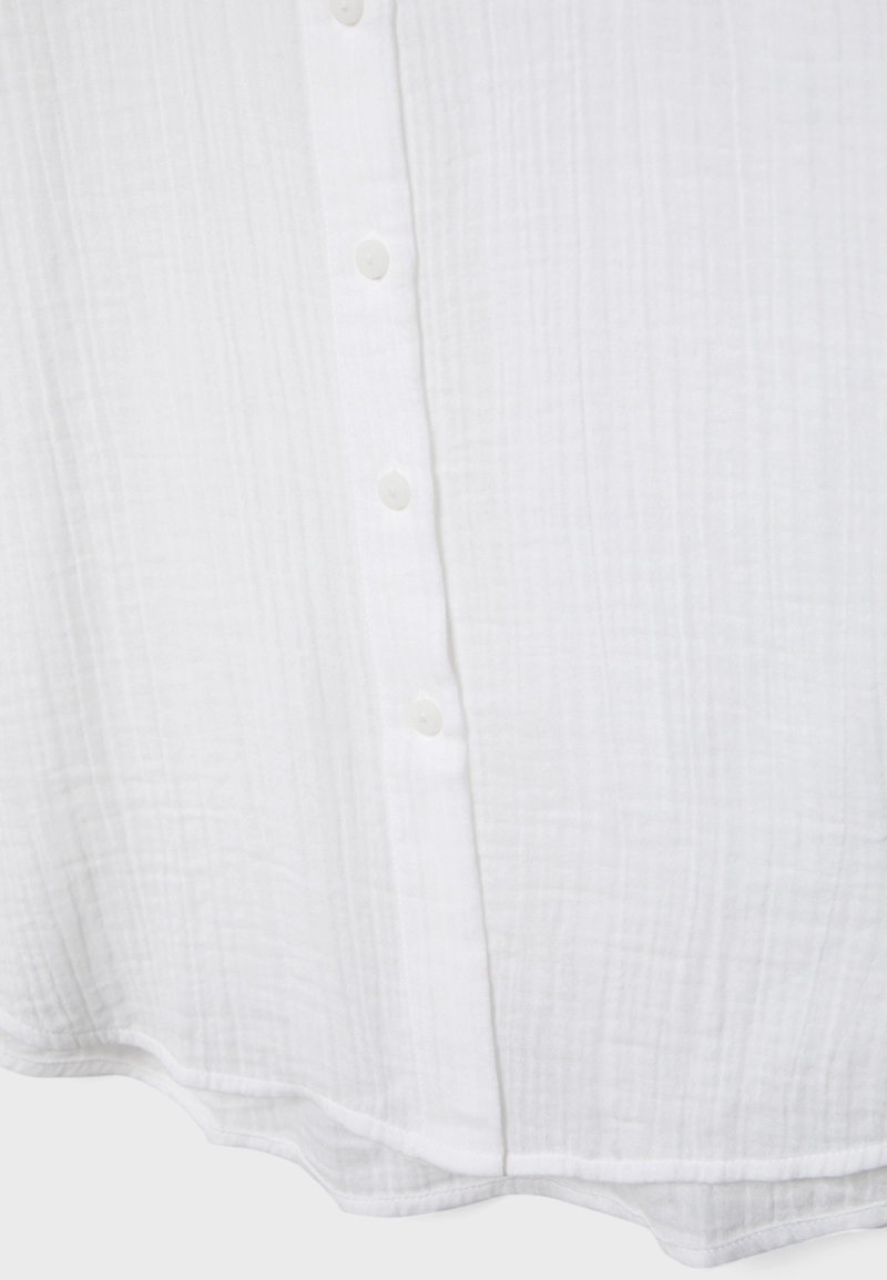 Базовая рубашка из двух видов ткани