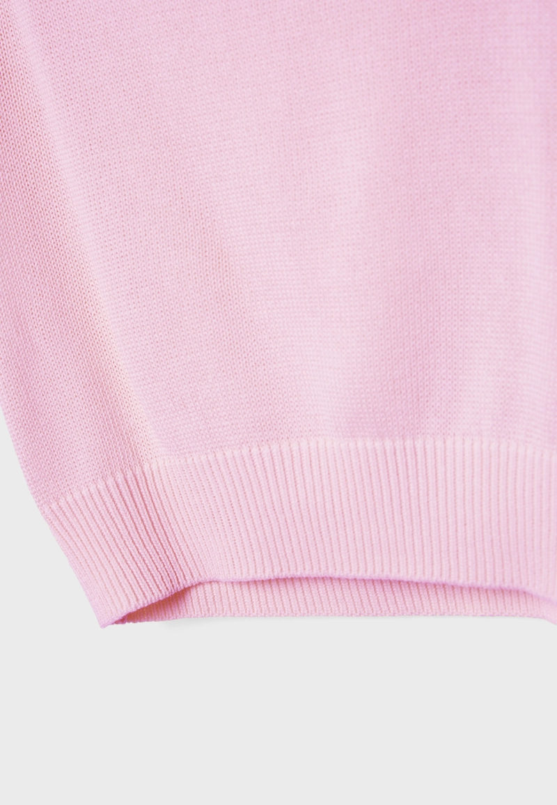 Топ из трикотажа рустик с вырезом-лодочкой