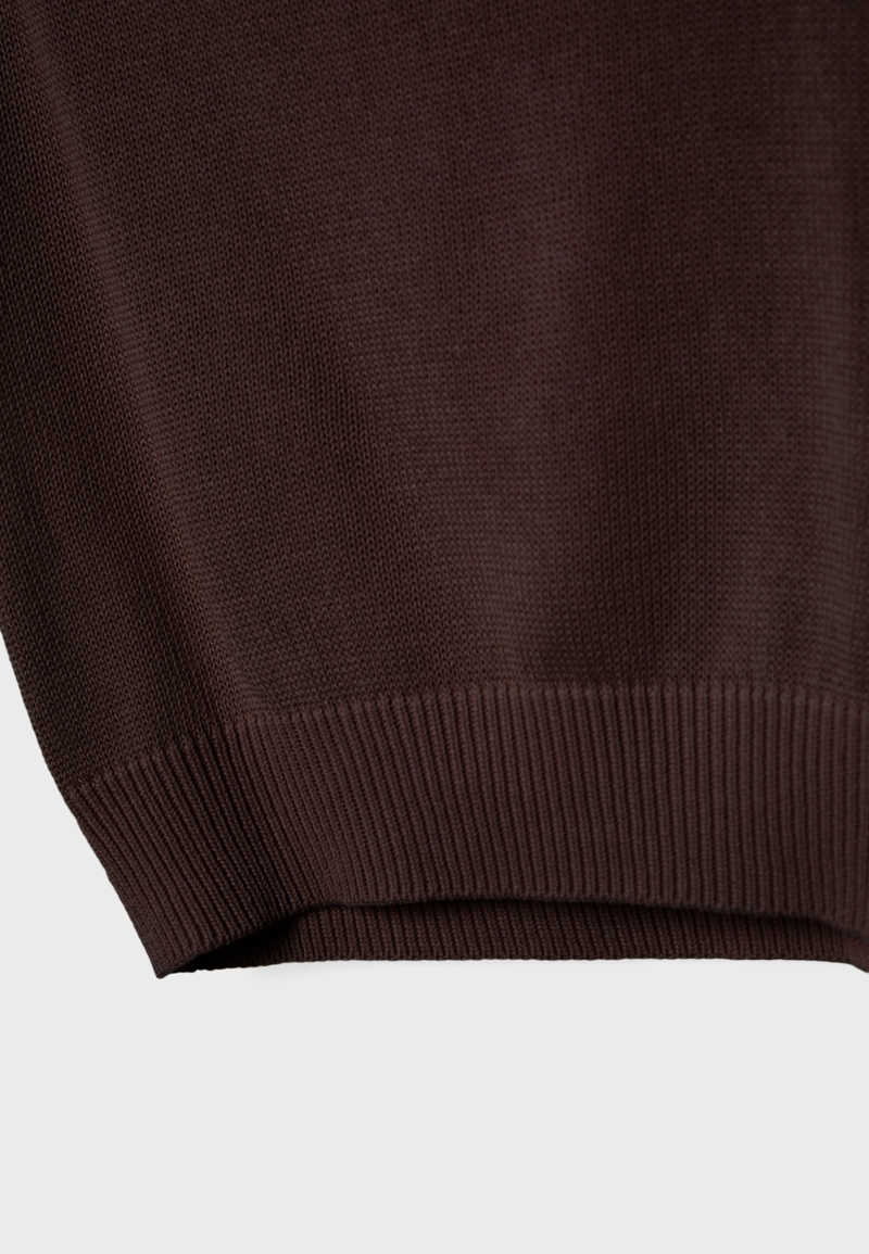 Топ из трикотажа рустик с вырезом-лодочкой