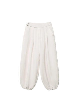 Брюки-баллоны с пряжкой- Заказать в России