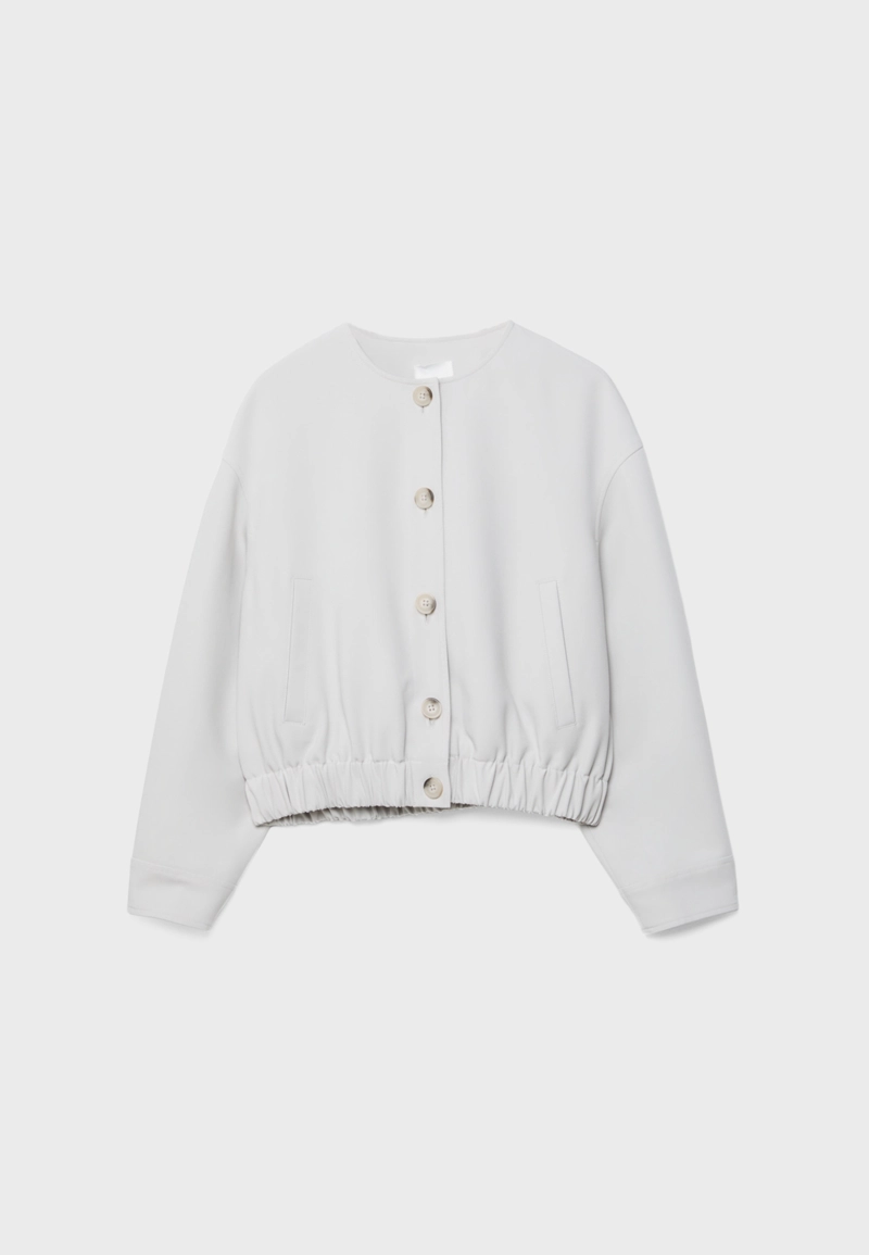 Куртка с круглым вырезом