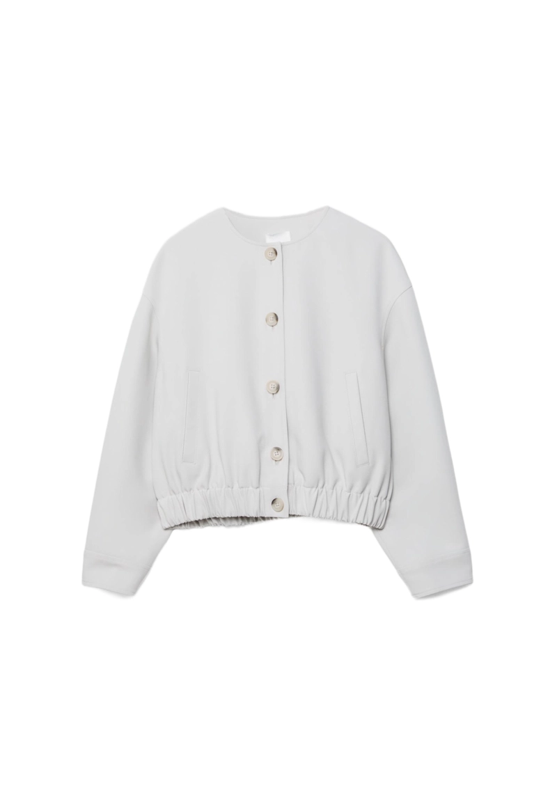 Куртка с круглым вырезом