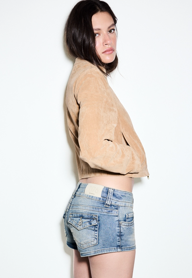 Микро-шорты джинсовые D76