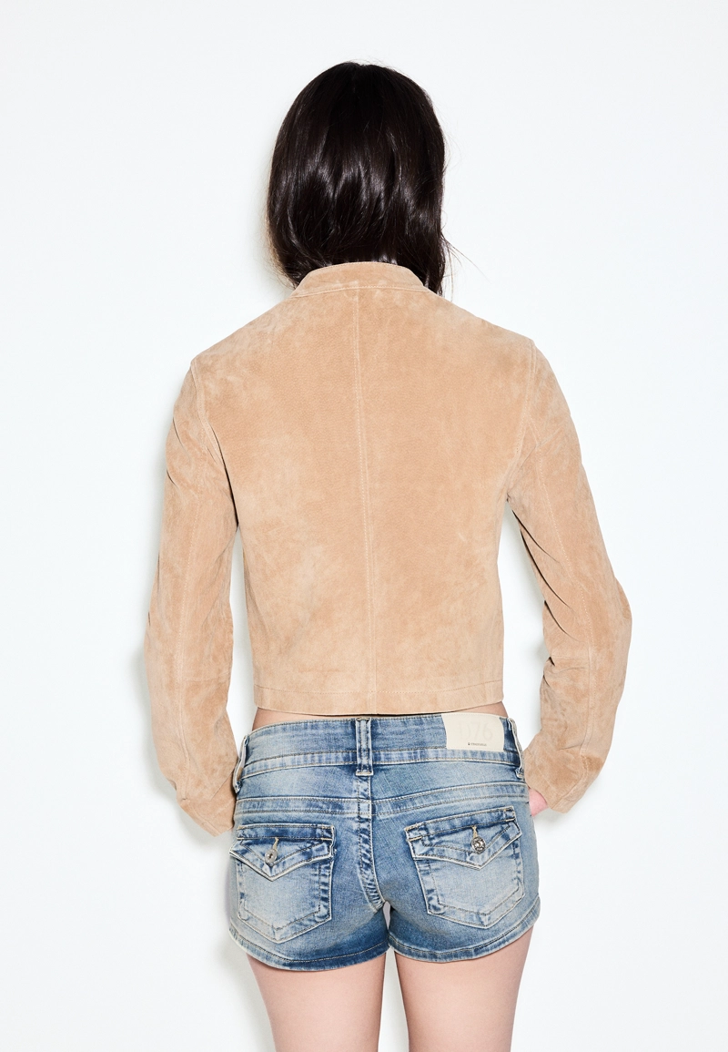 Джинсовые микрошорты D76