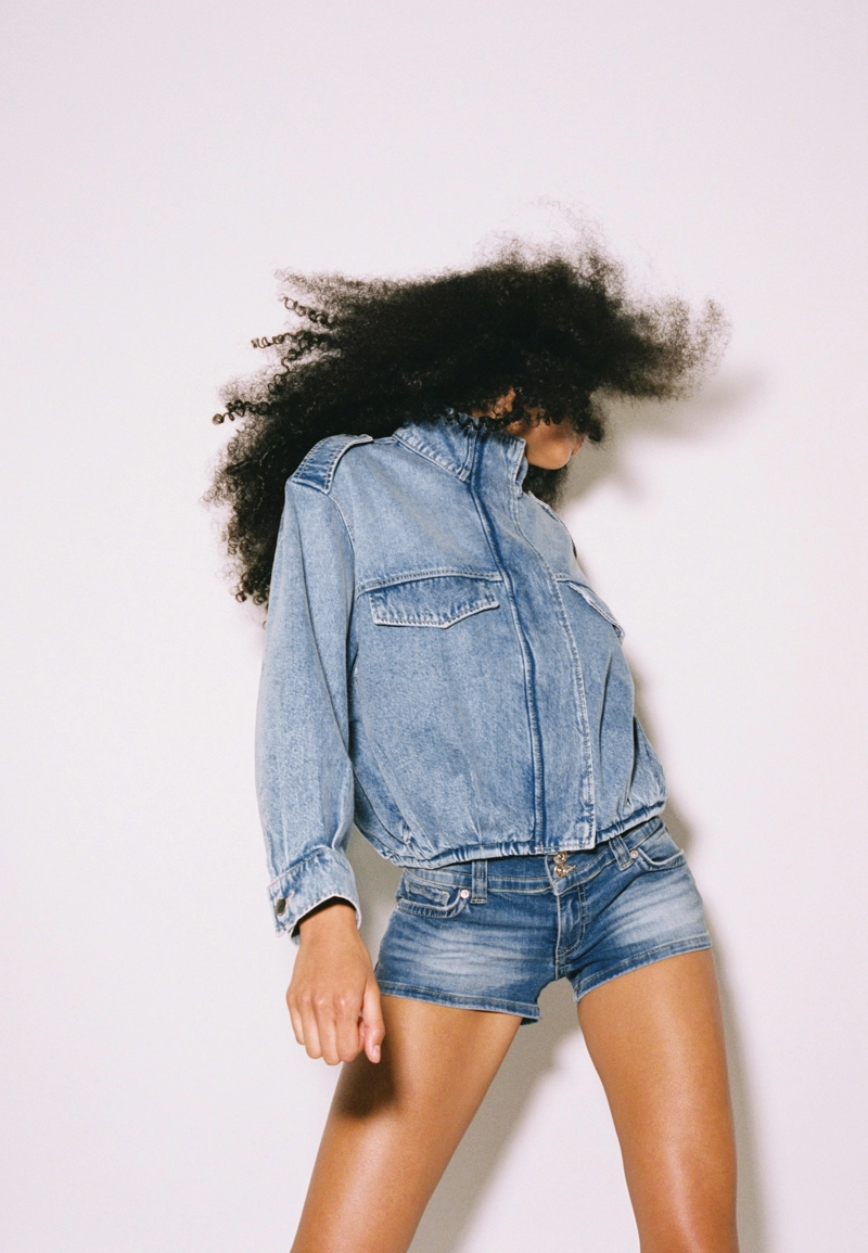 Микро-шорты джинсовые D76