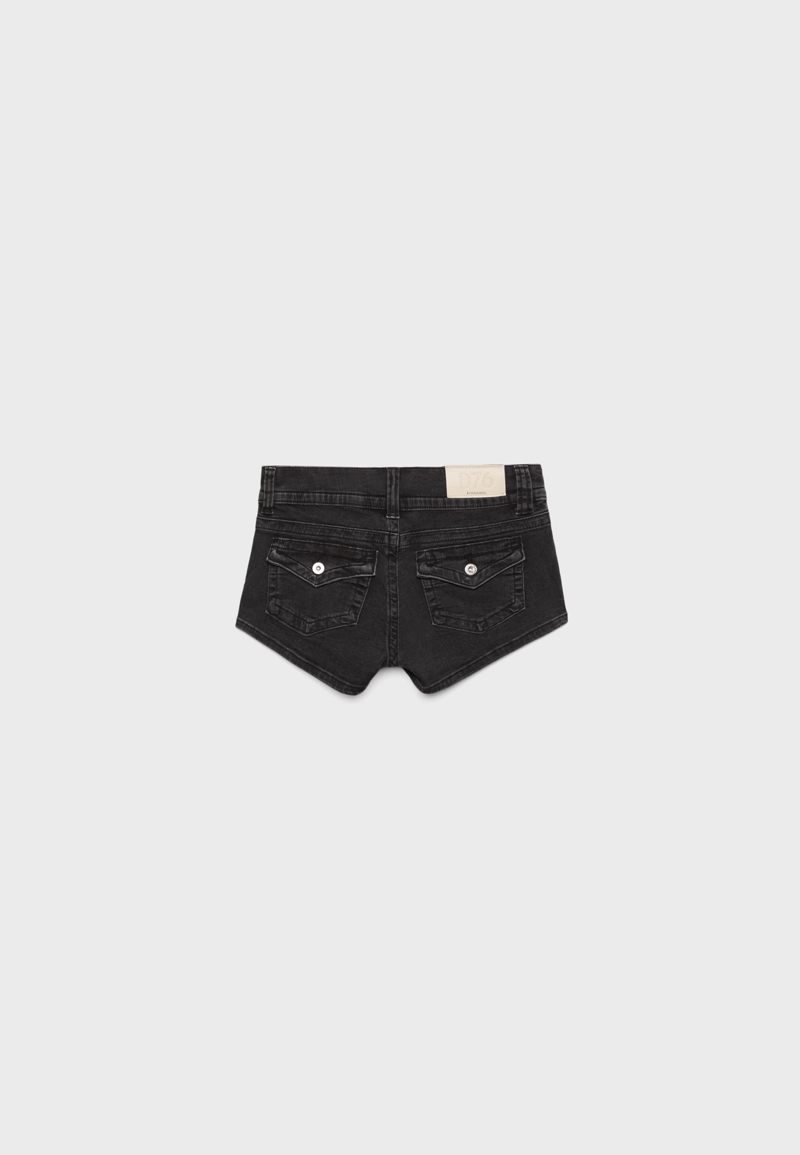 Джинсовые микрошорты D76