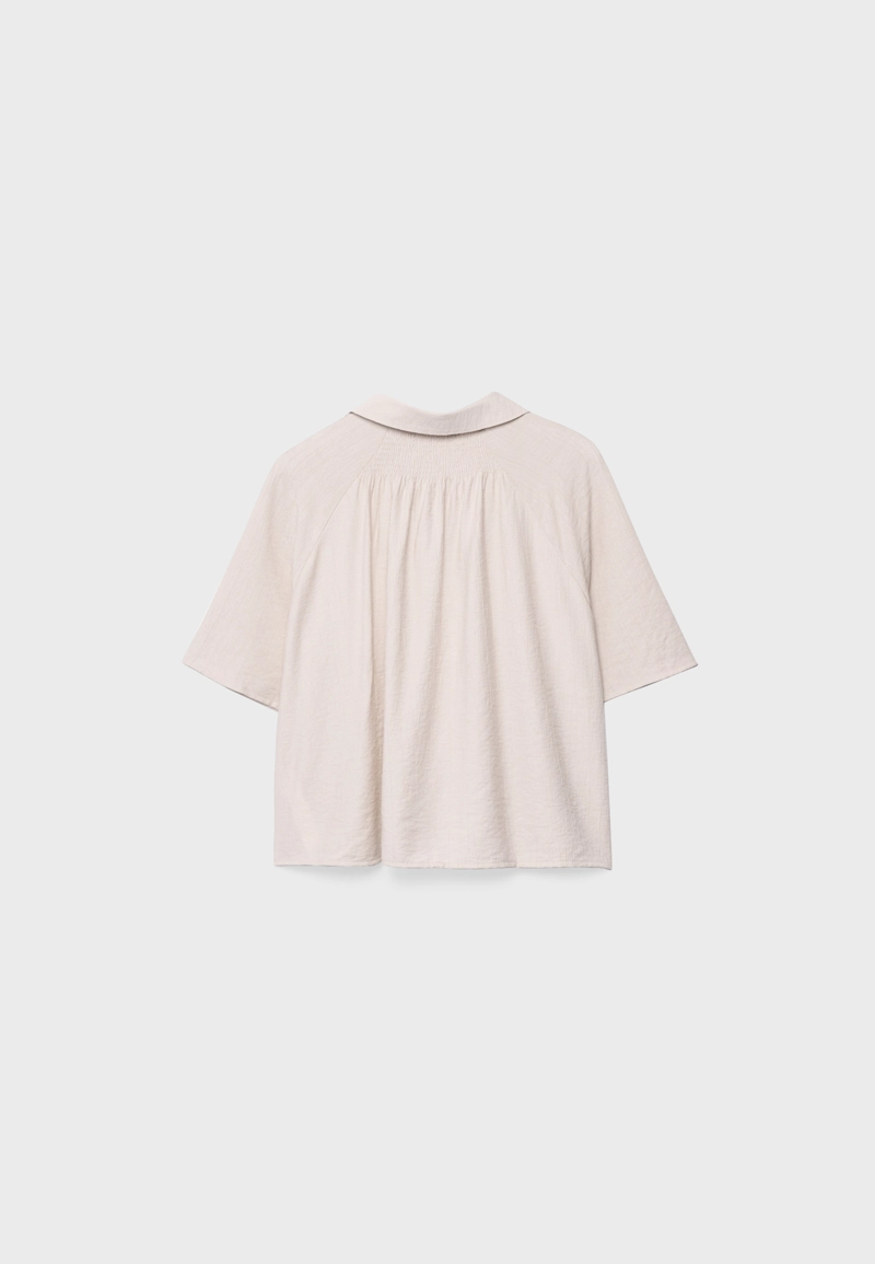 Рубашка свободного кроя на пуговицах