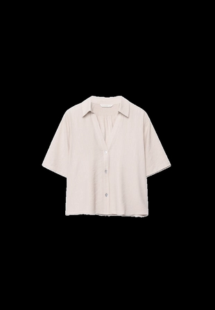 Рубашка свободного кроя на пуговицах- Заказать в России