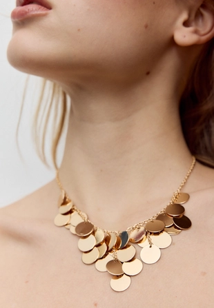 Колье с монетами- Заказать в России