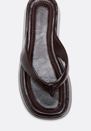 Сандалии-вьетнамки на платформе- Заказать в России