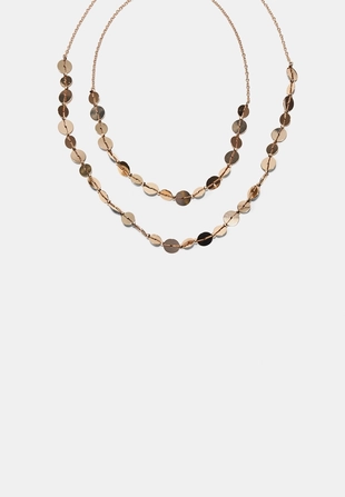 Набор из 2 ожерелий на шнурке с мини-монетами- Заказать в России