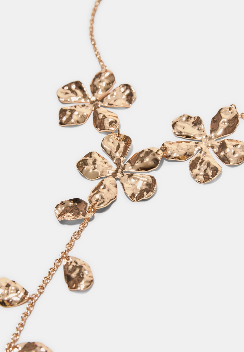 КОЛЬЕ-ЛАРИАТ «ЦВЕТОК»