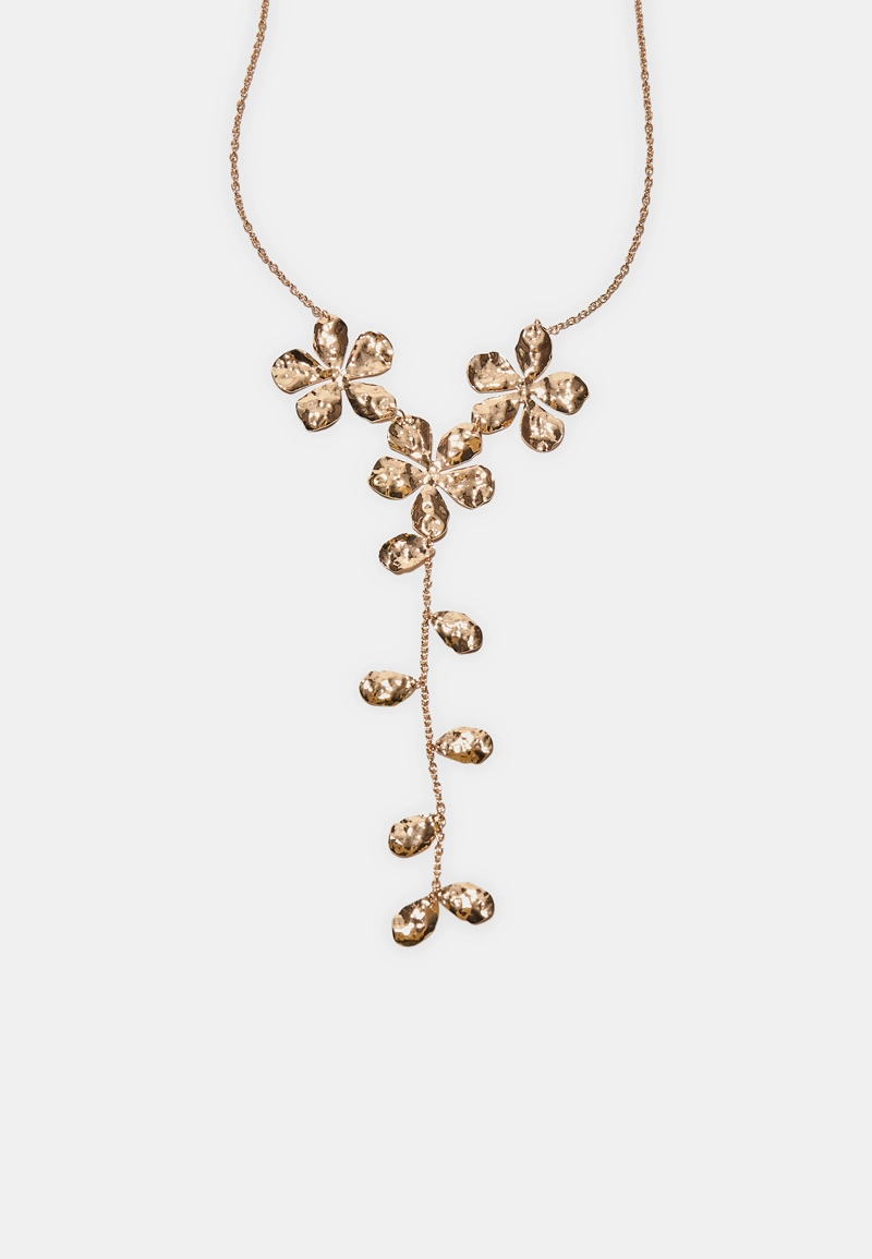 КОЛЬЕ-ЛАРИАТ «ЦВЕТОК»