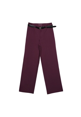 Прямые струящиеся брюки с поясом- Заказать в России