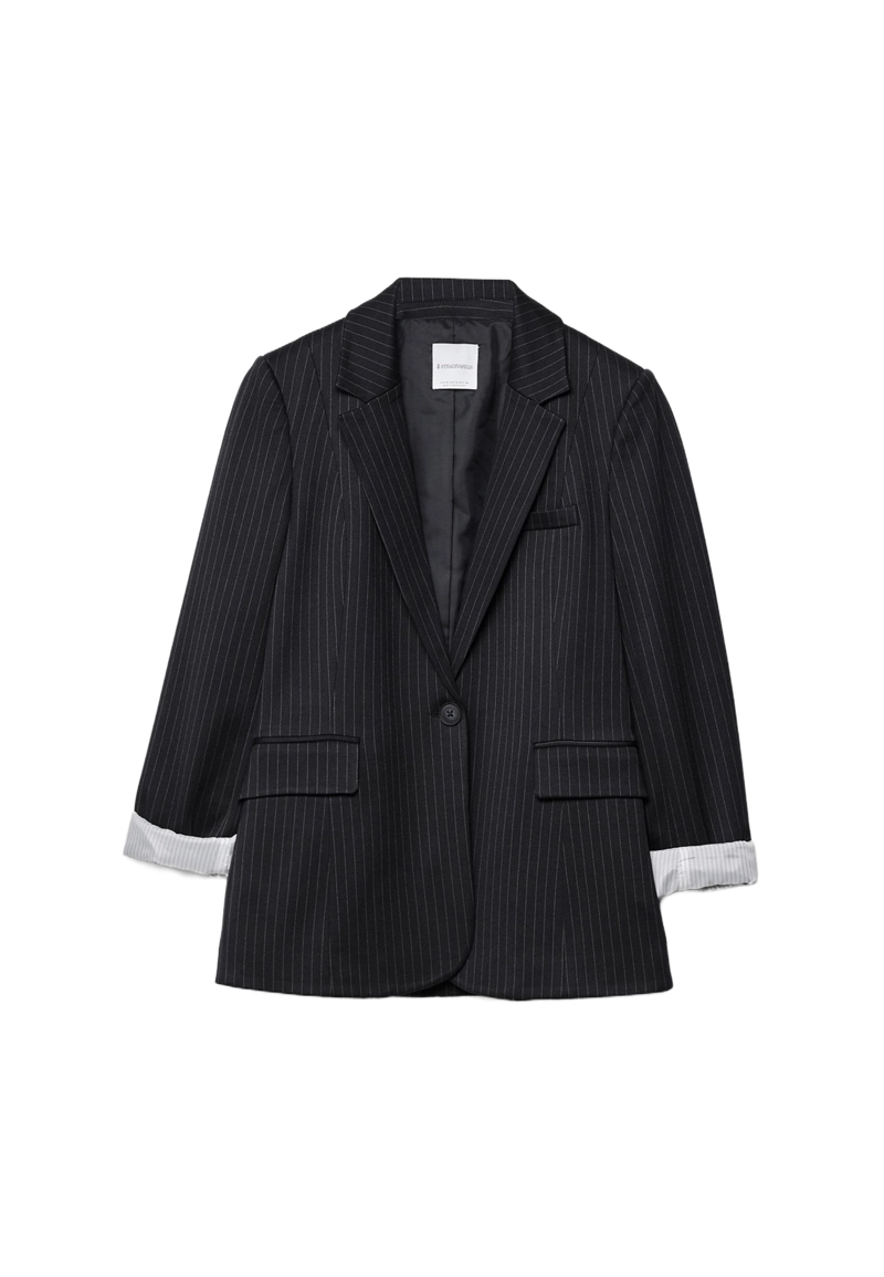 Базовый пиджак в полоску