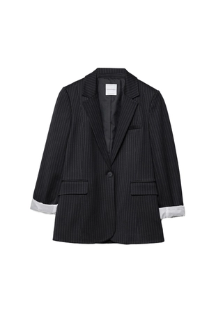 Базовый пиджак в полоску- Заказать в России