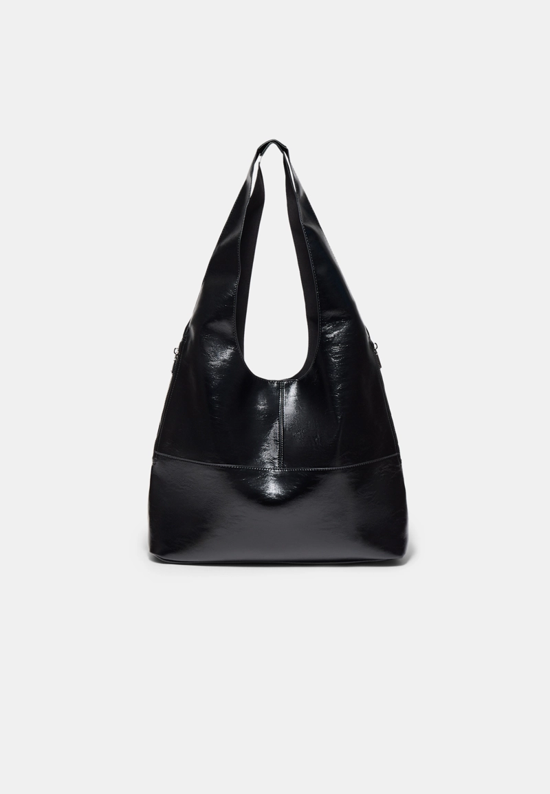 Мягкая сумка на плечо на молнии