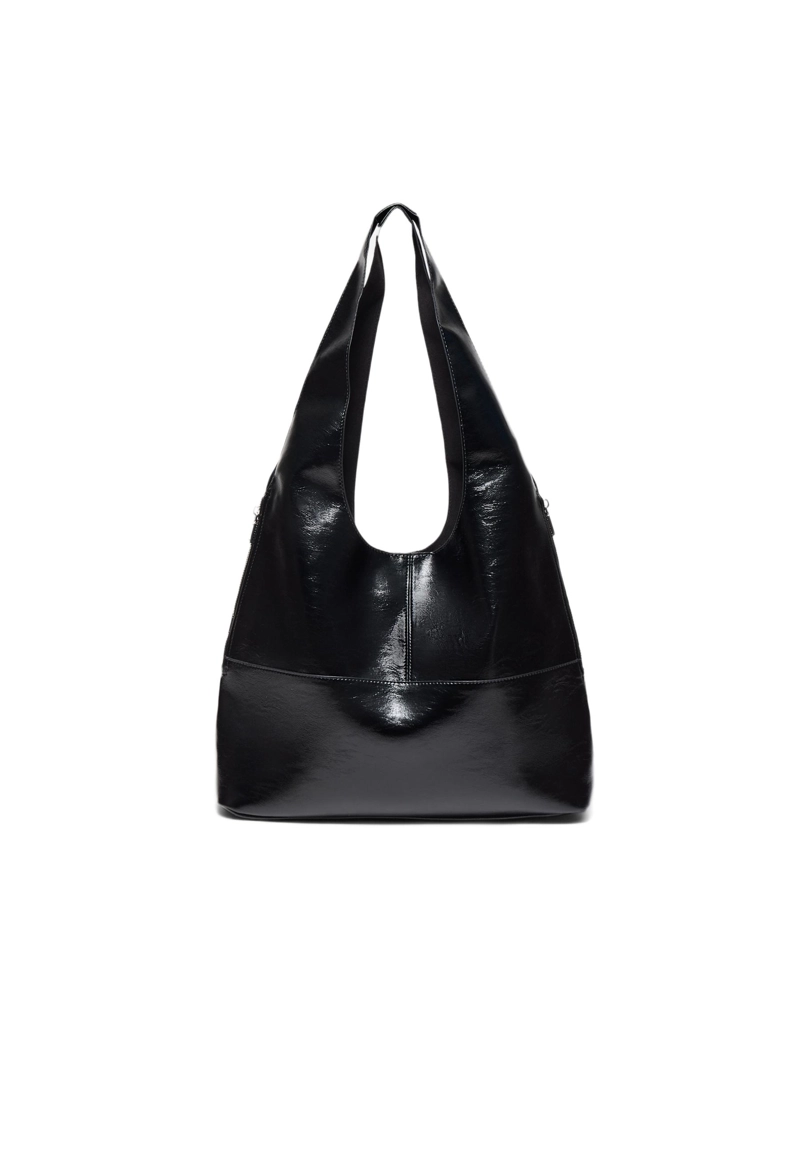 Мягкая сумка на плечо на молнии