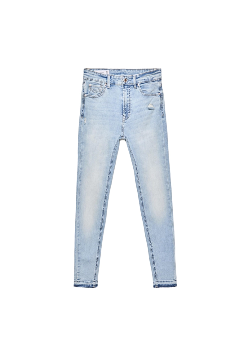 Джинсы скинни D07 с классической посадкой