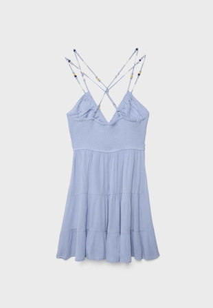 Короткое платье с бисером- Заказать в России