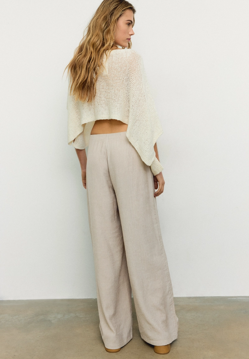 Струящиеся брюки-саронг