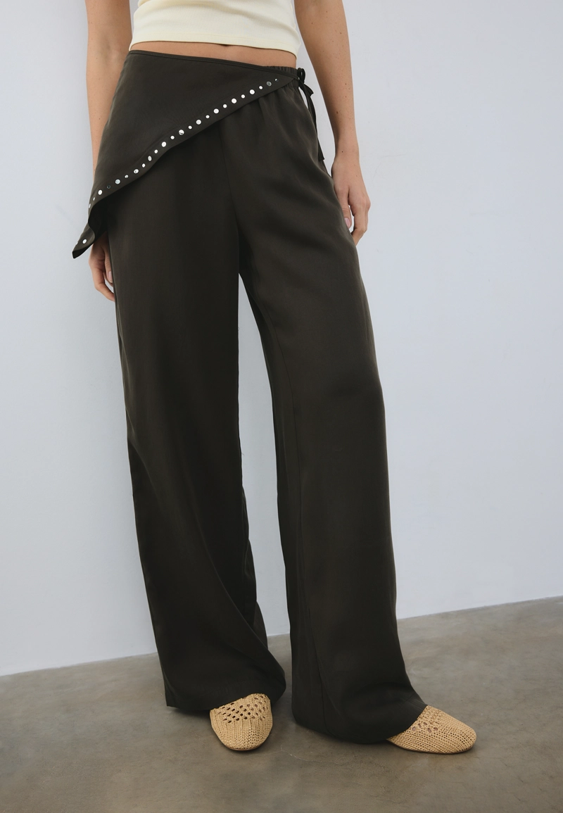 Брюки-платок из лиоцелла