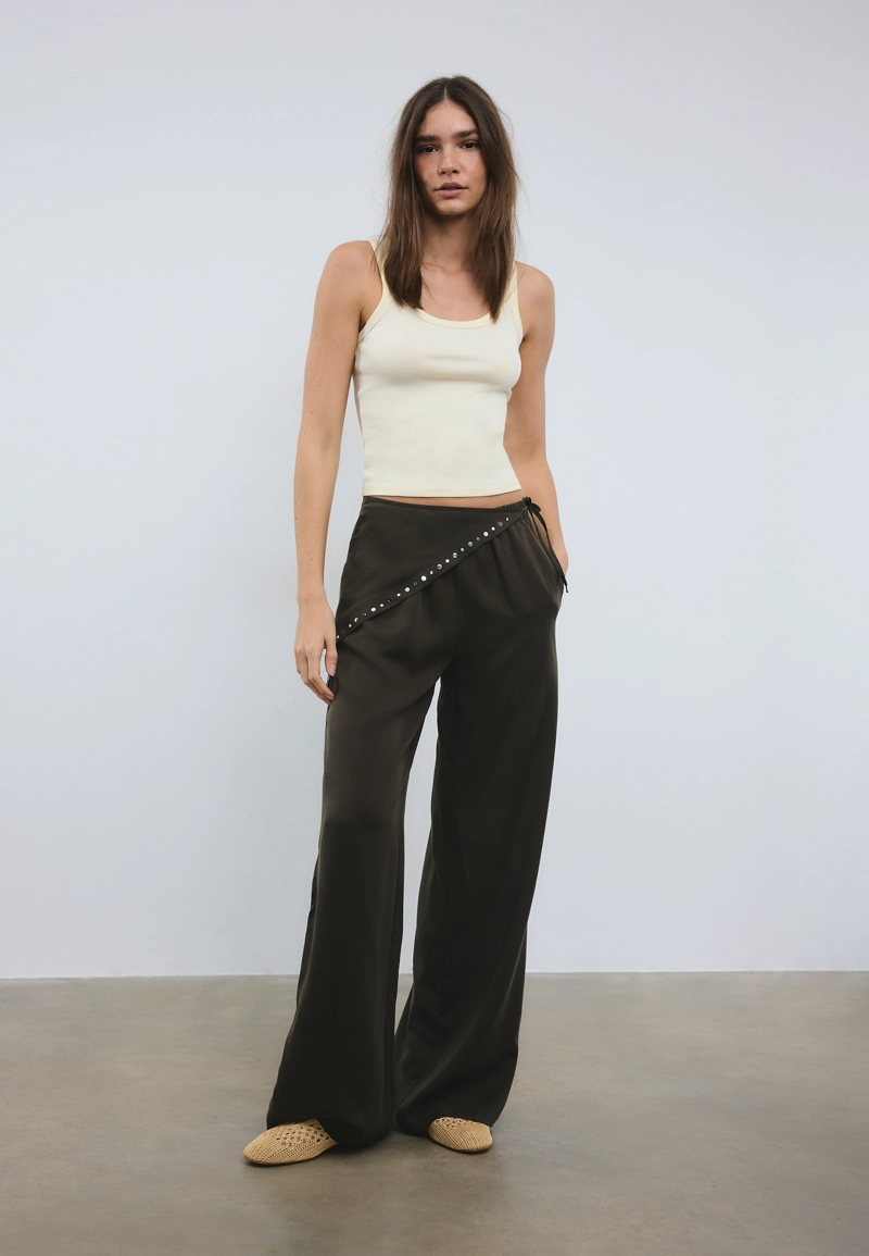 Брюки-платок из лиоцелла