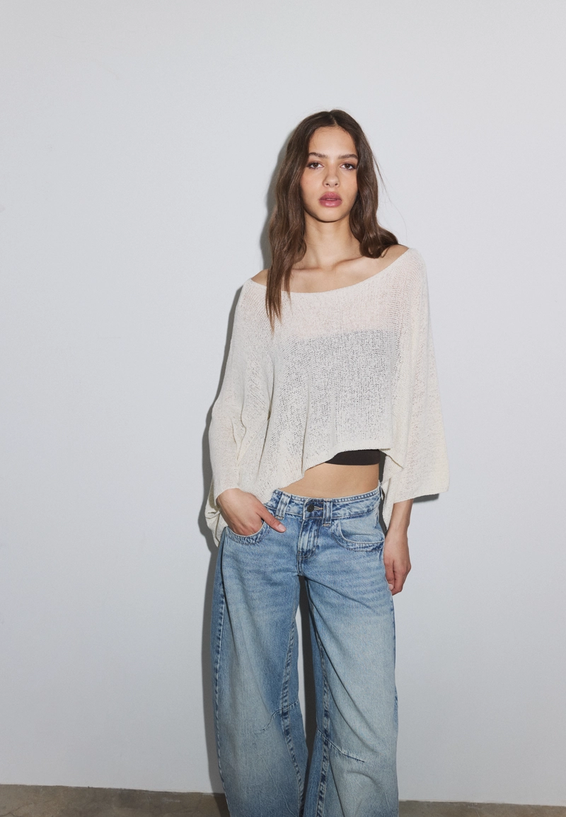 Накидка из тонкого трикотажа