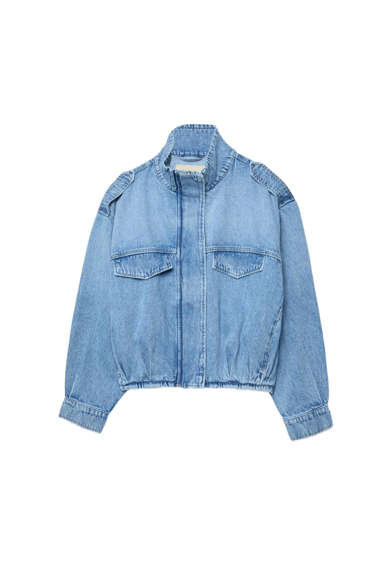 Джинсовая куртка-баллон