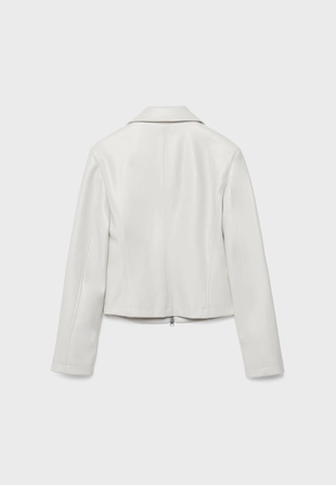 Приталенная куртка из искусственной кожи- Заказать в России