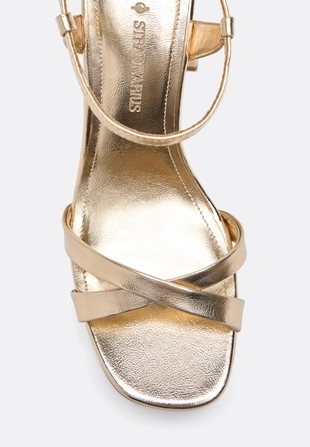 Босоножки на широком каблуке и платформе- Заказать в России