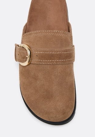 Кожаные мюли- Заказать в России