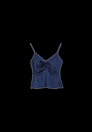 Атласный топ на бретелях- Заказать в России