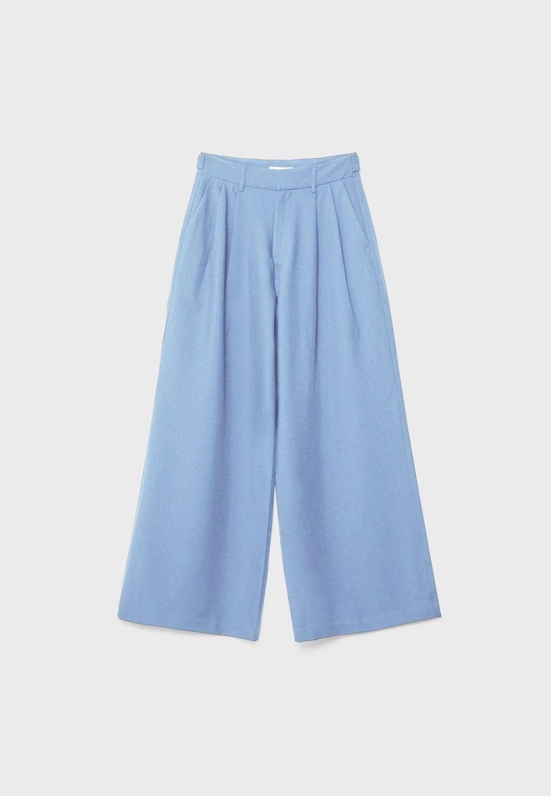 Широкие брюки рустик с регулируемыми пуговицами