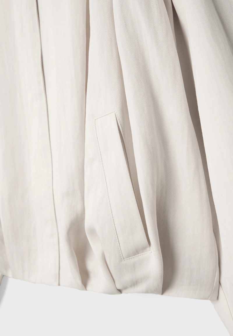 Куртка свободного кроя со складками