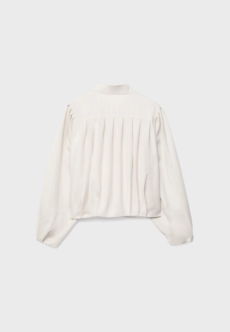 Куртка свободного кроя со складками