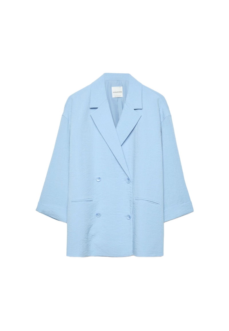 Свободный двубортный пиджак