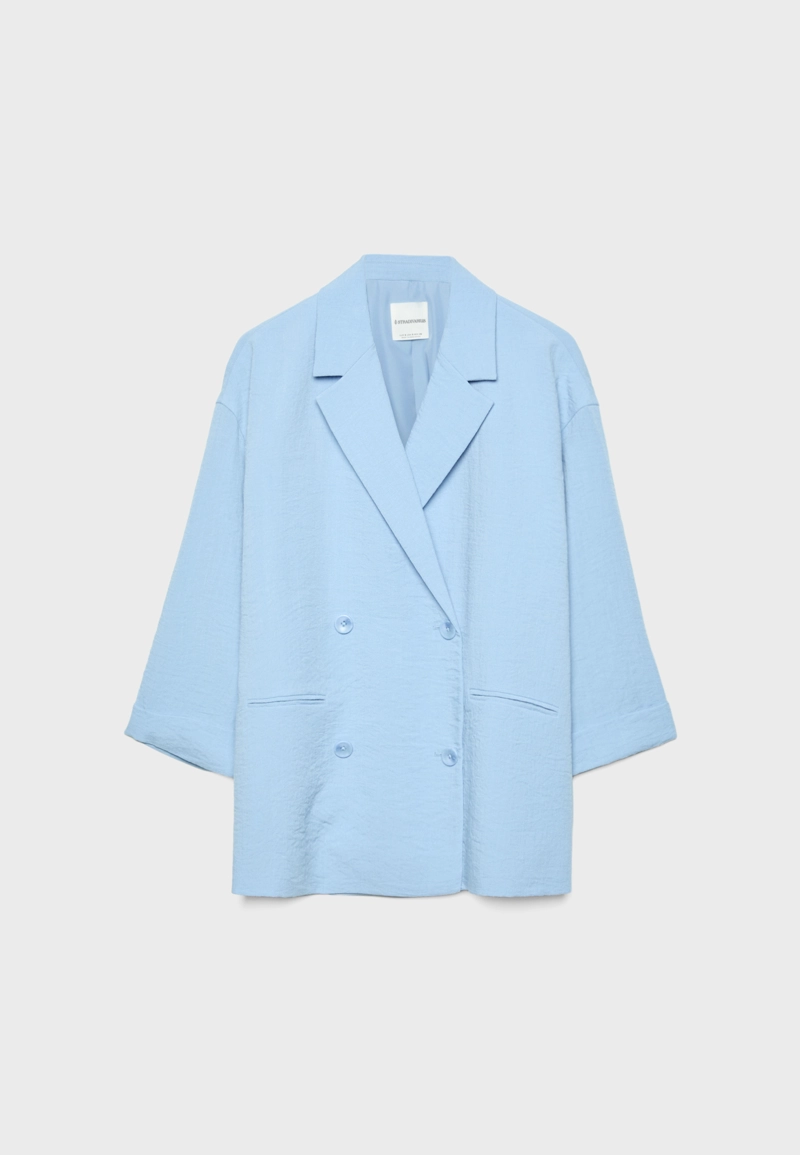 Свободный двубортный пиджак