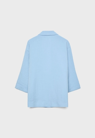 Свободный двубортный пиджак- Заказать в России