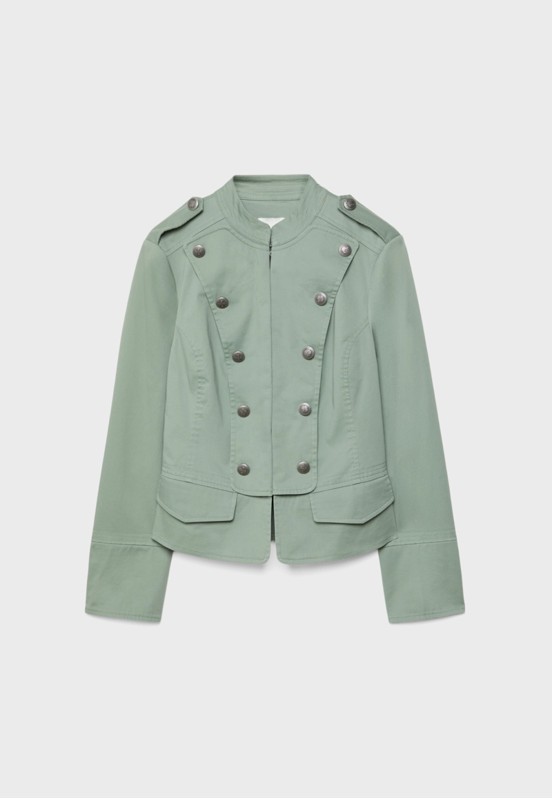 Пиджак в стиле милитари