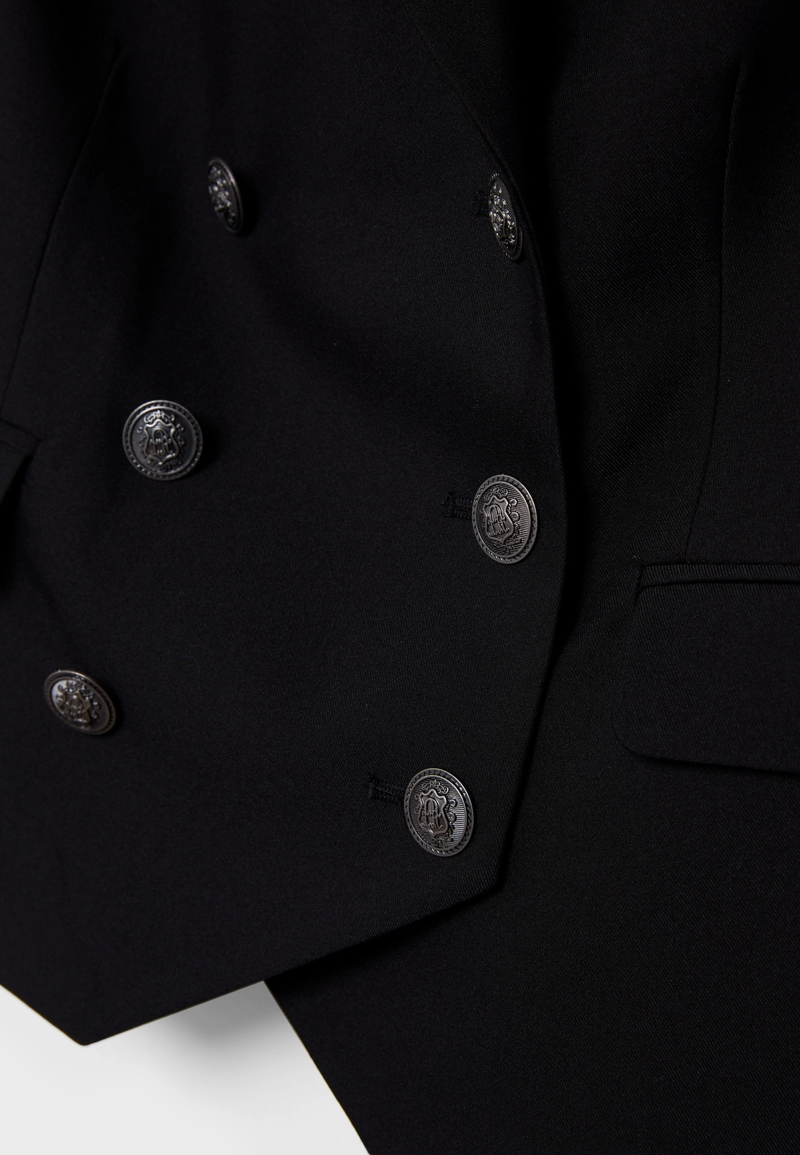 Двубортный жилет