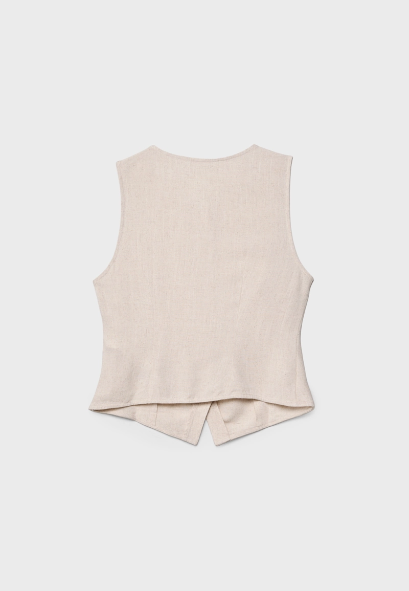 Топ без рукавов на пуговицах