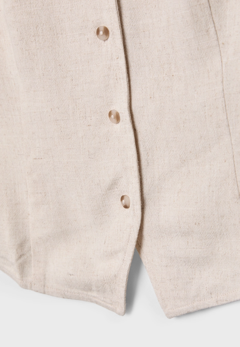 Топ без рукавов на пуговицах